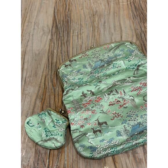 M. Yamamoto & Co. Kyoto Japan Brocade Bag with Chain Handle - Picture 1 of 7